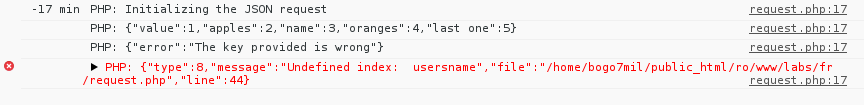 A beatiful error log attached to your bug