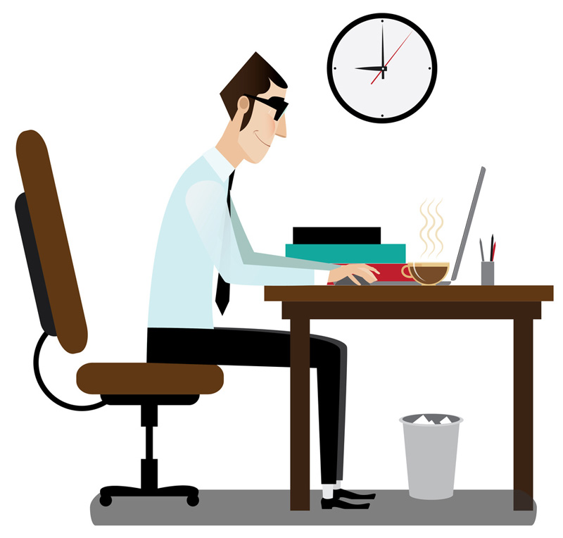 freelancer at work