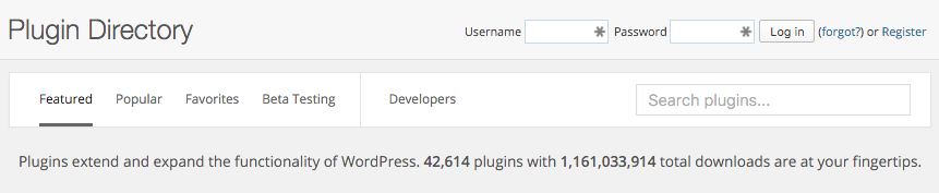 WordPress Plugin Search