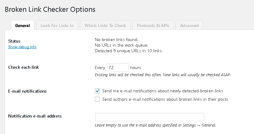 Broken Link Checker