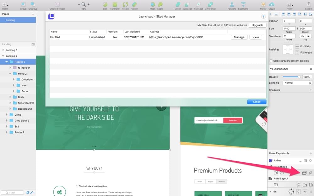 Managing domains with Launchpad Site Manager