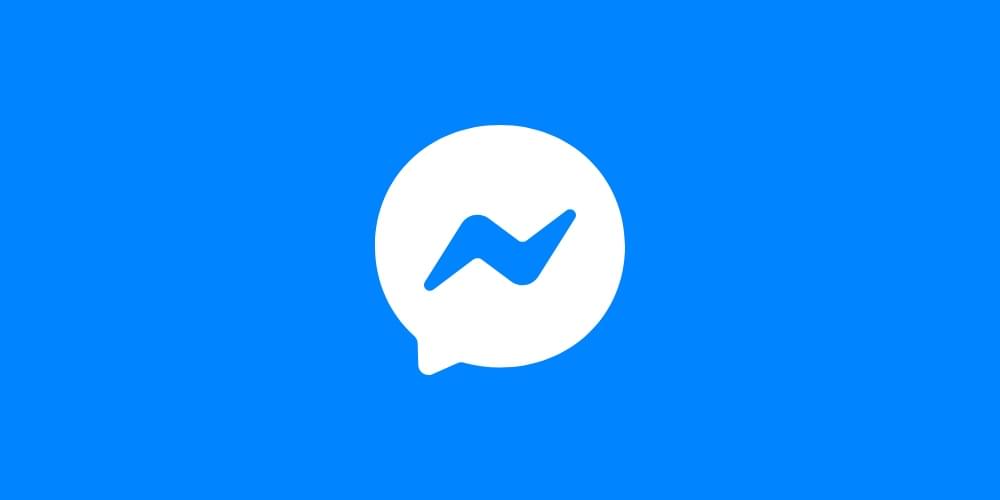 The Facebook Messenger logo